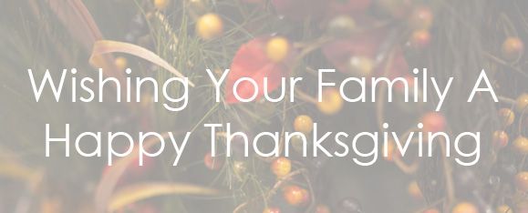 Wishing Our Customers A Happy Thanksgiving